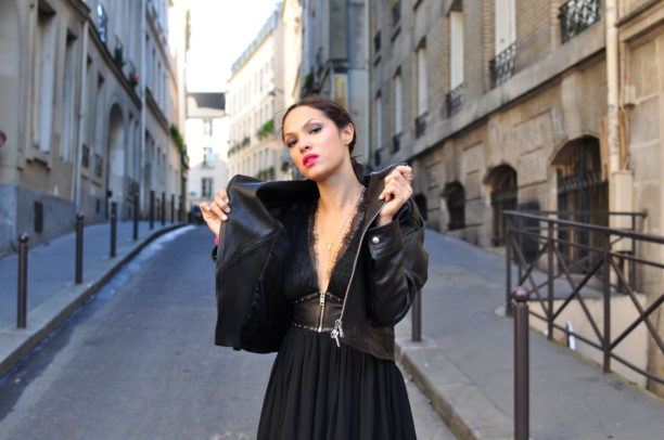 lavinia biancalani, diesel black gold, paris fashion week street style