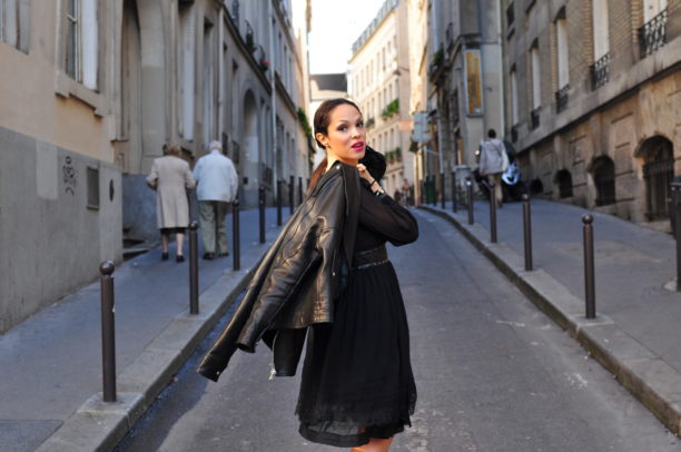lavinia biancalani, diesel black gold, paris fashion week street style