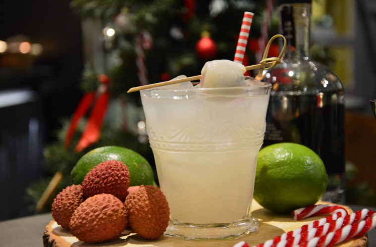 litchi, lici, lychee, gin, mixology, gabriele stillitani, cocktail, bartender, drink, lavinia biancalani, the style pusher, christmas cocktail, christmas, xmas