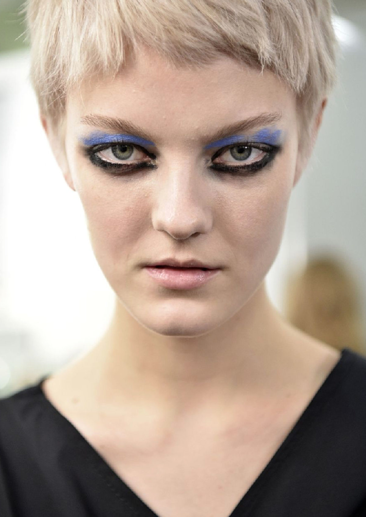 beauty, make up, hair, blu, color, fall 1017, bianca balzano, fall winter 2017, autunno inverno 2017