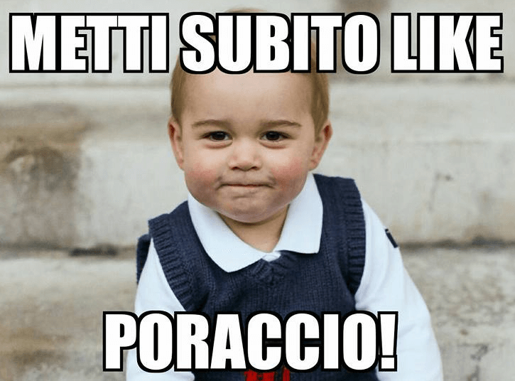 facebook, meme, gif, adulti, alessandro piccione, Baby George